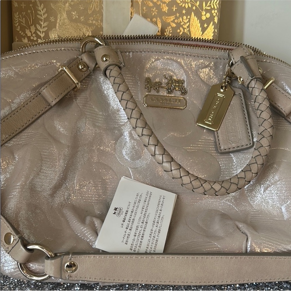 Authentic Coach Shoulder/Satchel Bag with Braided Strap